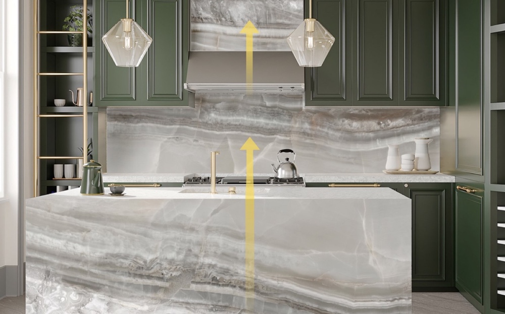 kitchen setting Corpus Christi bioquartz